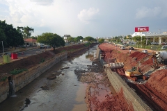 Obras de revitalização do rio Anhanduí - Foto Edemir Rodrigues