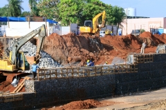 Obras de revitalização do rio Anhanduí - Foto Edemir Rodrigues