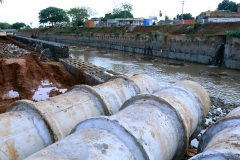 Obras de revitalização do rio Anhanduí - Foto Edemir Rodrigues