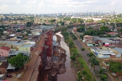 Obras de revitalização do rio Anhanduí - Foto Edemir Rodrigues