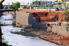 Obras de revitalização do rio Anhanduí - Foto Edemir Rodrigues