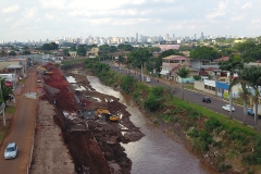 Obras de revitalização do rio Anhanduí - Foto Edemir Rodrigues