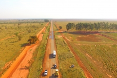 Obras da Rodovia que liga Bataguassu a Brasilândia-Foto Edemir Roddrigues