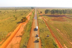 Obras da Rodovia que liga Bataguassu a Brasilândia-Foto Edemir Roddrigues