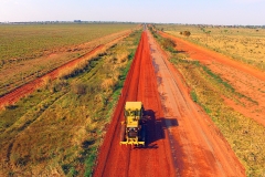 Obras da Rodovia que liga Bataguassu a Brasilândia-Foto Edemir Roddrigues