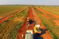 Obras da Rodovia que liga Bataguassu a Brasilândia-Foto Edemir Roddrigues
