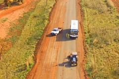 Obras da Rodovia que liga Bataguassu a Brasilândia-Foto Edemir Roddrigues