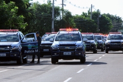 Governador entrega Viaturas para as Policias de MS - Foto Edemir Rodrigues