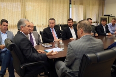 Reunião do Governador com Representantes da JBS, A. Legislativa, Ministério Publico e Sind. dos Trabalhadores - Foto Edemir Rodrigues