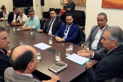 Reunião do Governador com Representantes da JBS, A. Legislativa, Ministério Publico e Sind. dos Trabalhadores - Foto Edemir Rodrigues