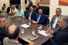 Reunião do Governador com Representantes da JBS, A. Legislativa, Ministério Publico e Sind. dos Trabalhadores - Foto Edemir Rodrigues