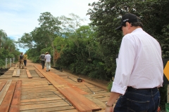 Obras da ponte sobre o rio Sapé - Foto Edemir Rodrigues (1)