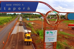 Obras em Itaporã - Fotos Edemir Rodrigues