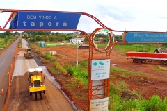 Obras em Itaporã - Fotos Edemir Rodrigues