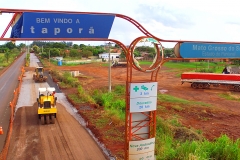 Obras em Itaporã - Fotos Edemir Rodrigues