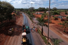 Pavimentação da MS 156 - Foto Edemir Rodrigues